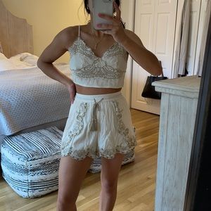 American Eagle cropped set